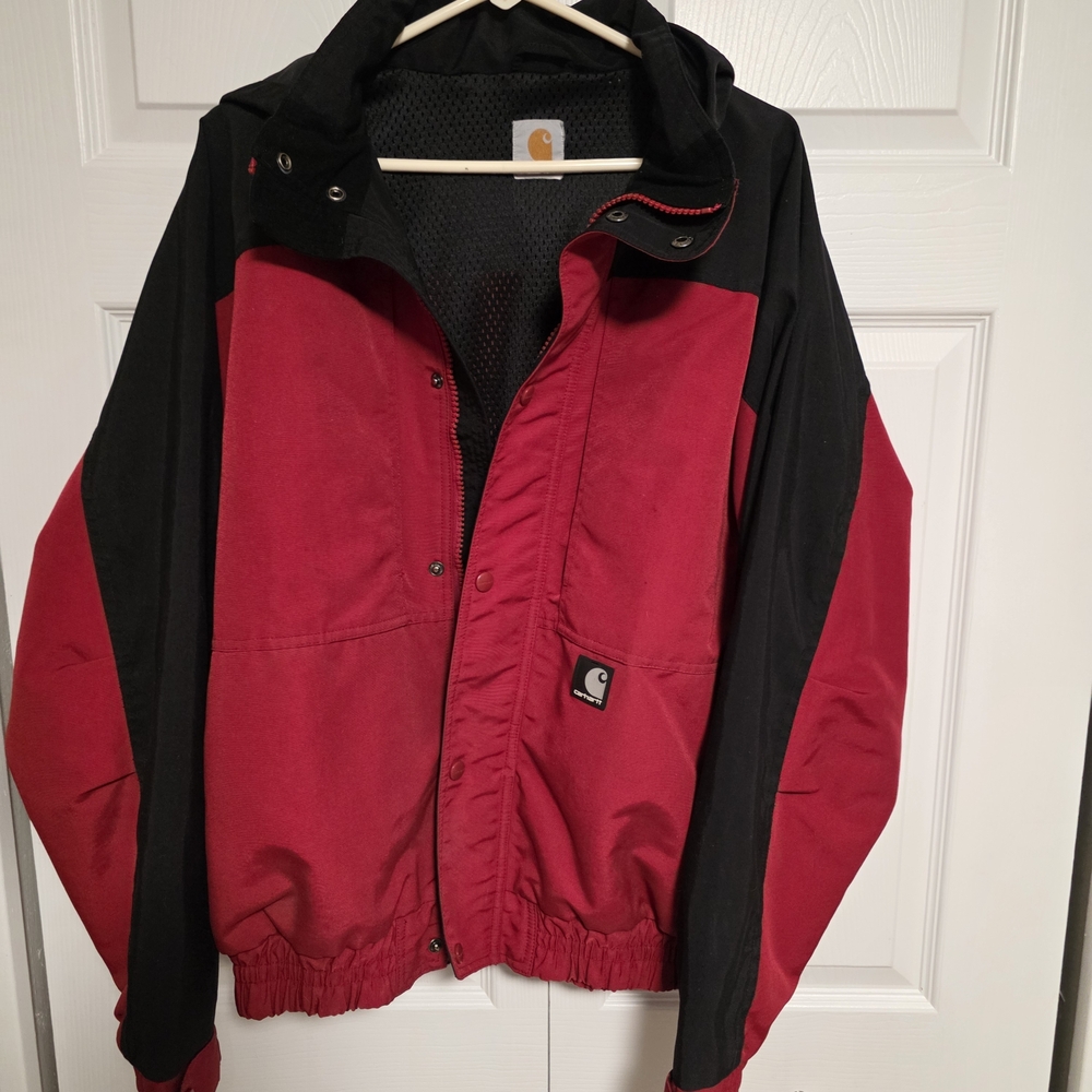 Carhartt Red and Black Performance Jacket